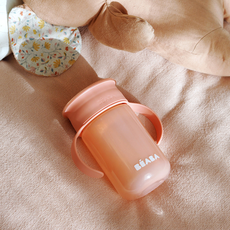 Tasse d'apprentissage 360° rose (340 ml) (Béaba) - Image 2