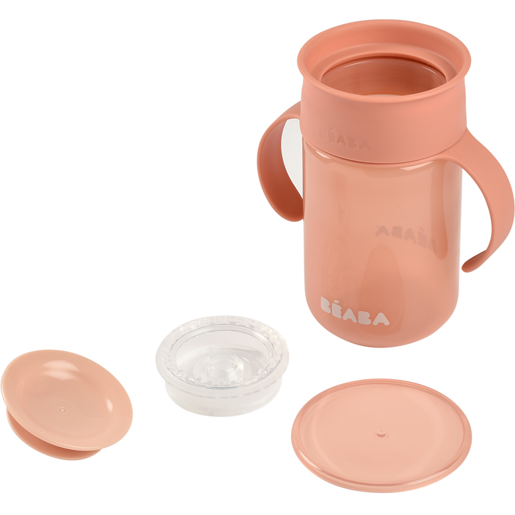 Tasse d'apprentissage 360° rose (340 ml) (Béaba) - Image 7