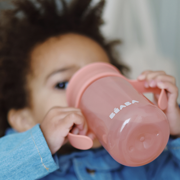 Tasse d'apprentissage 360° rose (340 ml) (Béaba) - Image 3