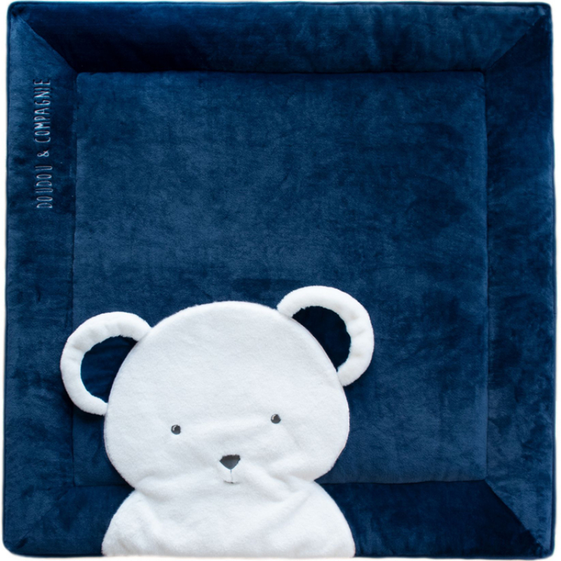 Tapis de jeu Tapidou ours (100 x 100 cm) (Doudou et Compagnie) - Couverture