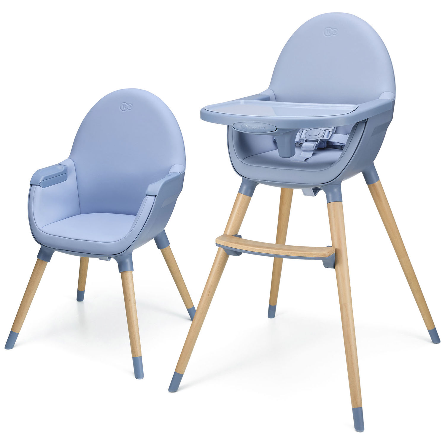 Kinderkraft - Chaise haute 2 en 1 Fini 2 Nordic Breeze
