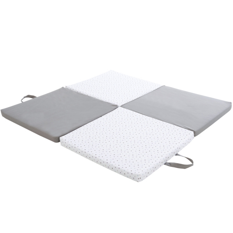 Tapis de jeu pliable 3 en 1 gris étoile (Candide) - Couverture