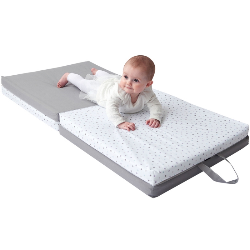 Tapis de jeu pliable 3 en 1 gris étoile (Candide) - Image 2