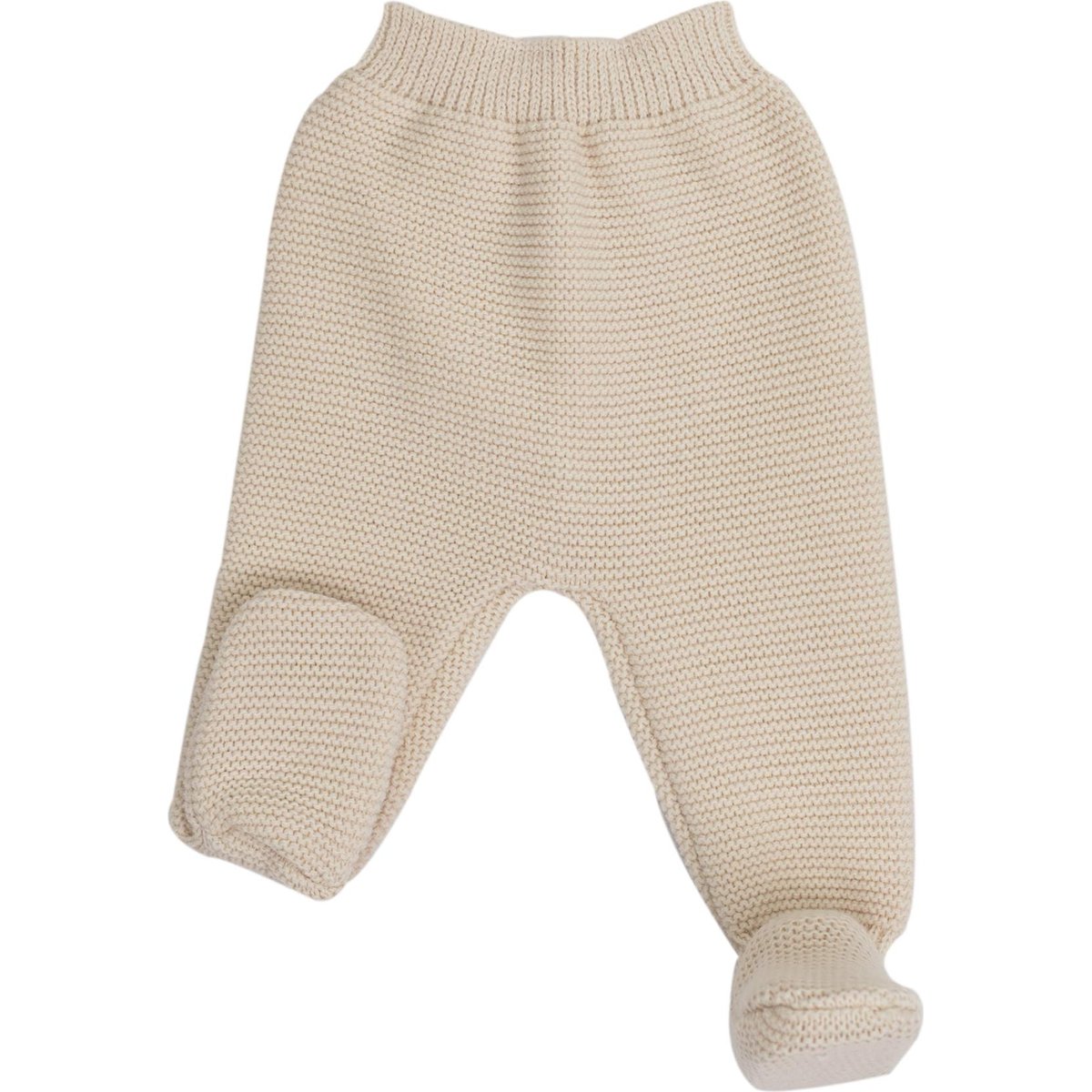 Trois Kilos Sept - Pantalon en maille Sable (0-1 mois)