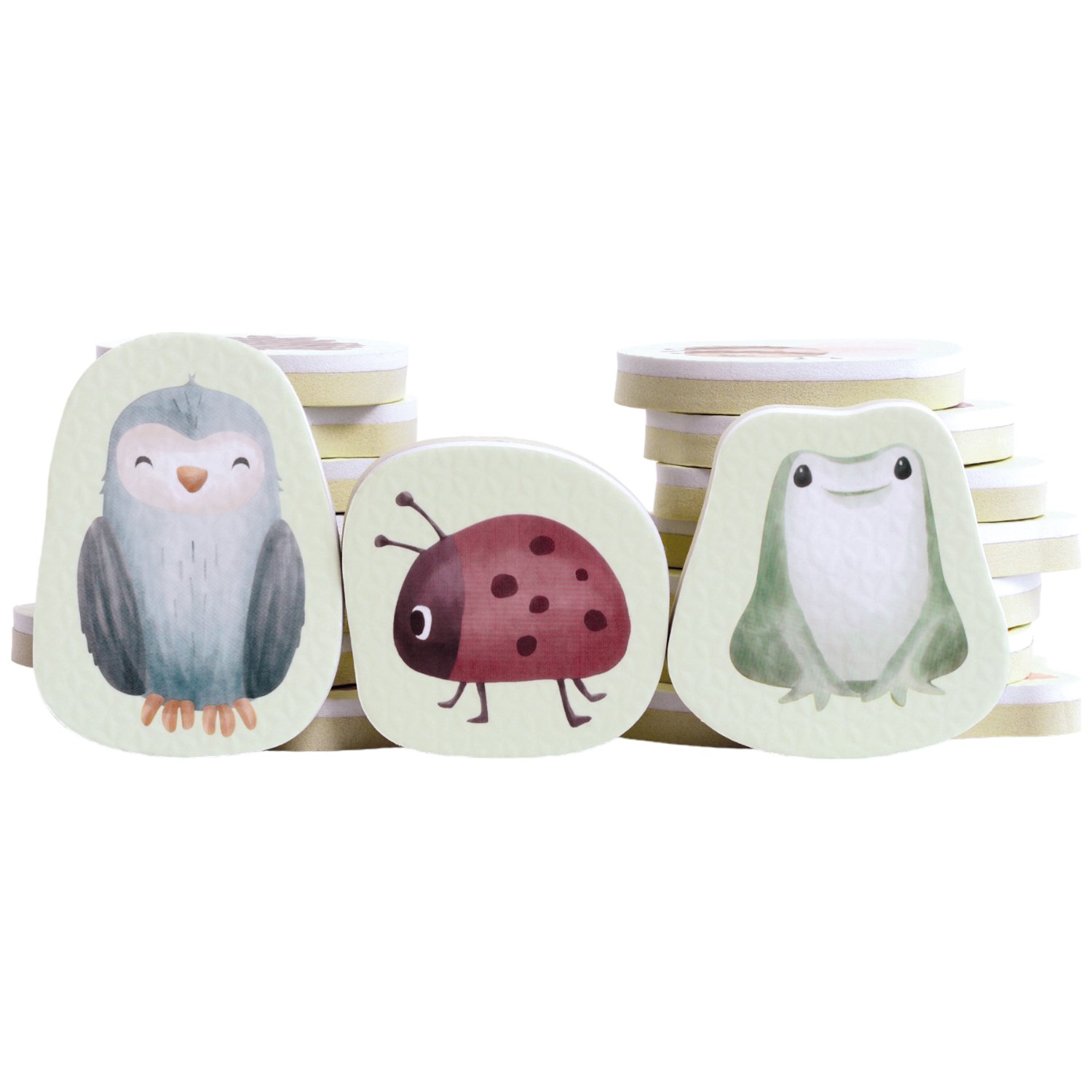 Stickers de bain en mousse Forest Friends (Little Dutch) - Image 1