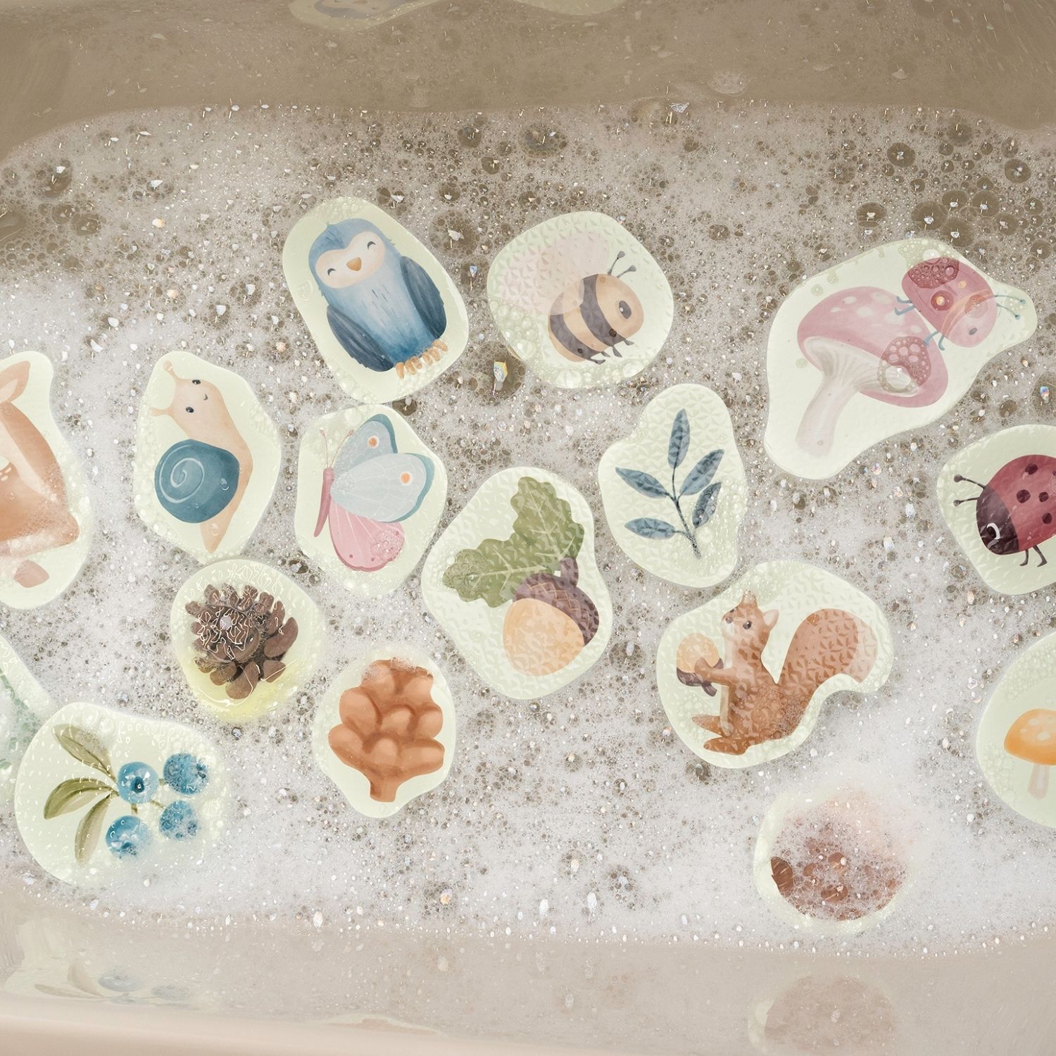 Stickers de bain en mousse Forest Friends (Little Dutch) - Image 5