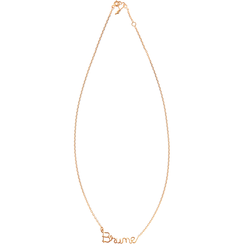 Collier chaîne Prénom goldfilled jaune (personnalisable) (Padam Padam) - Image 1