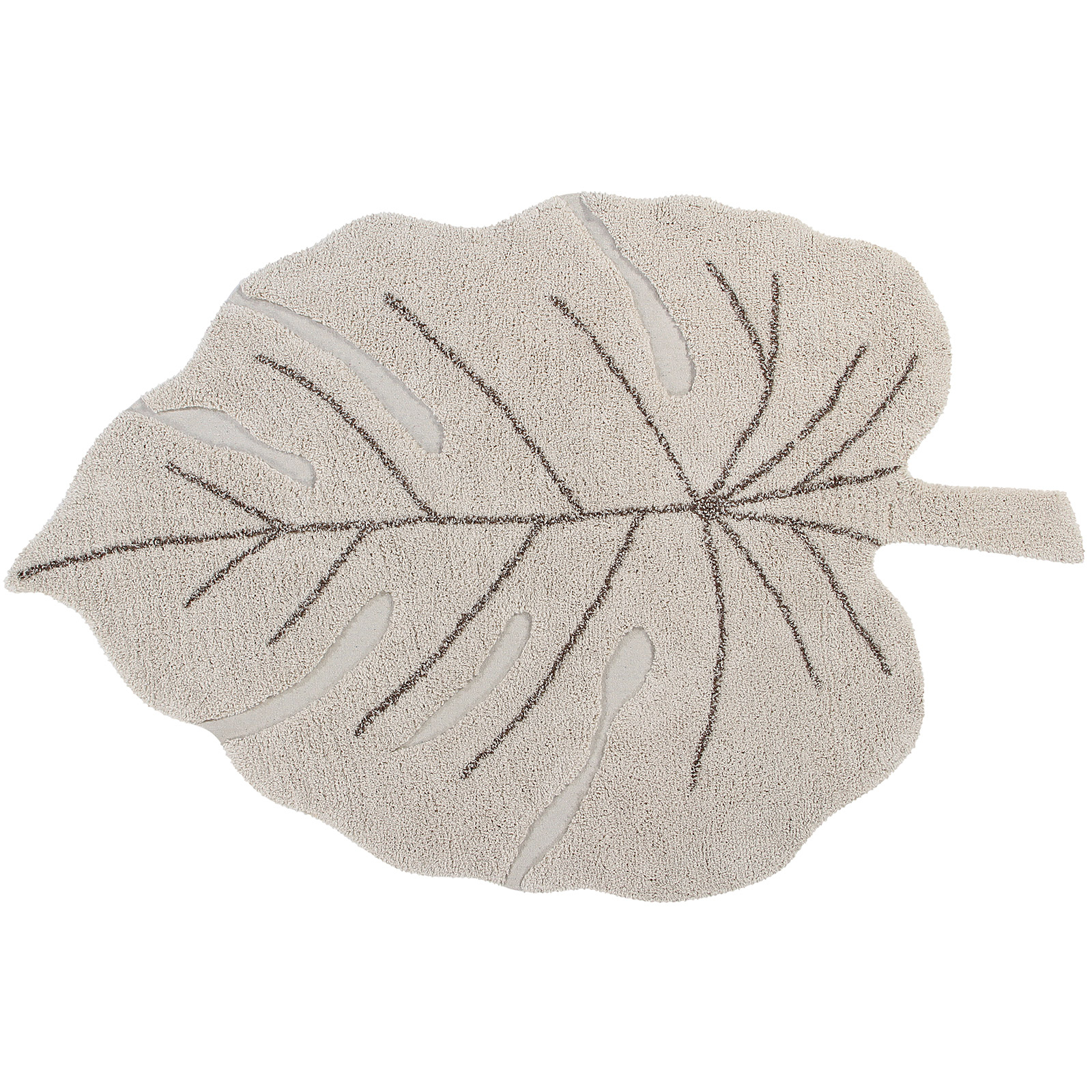 Tapis lavable Monstera natural (120 x 180 cm) (Lorena Canals) - Image 1