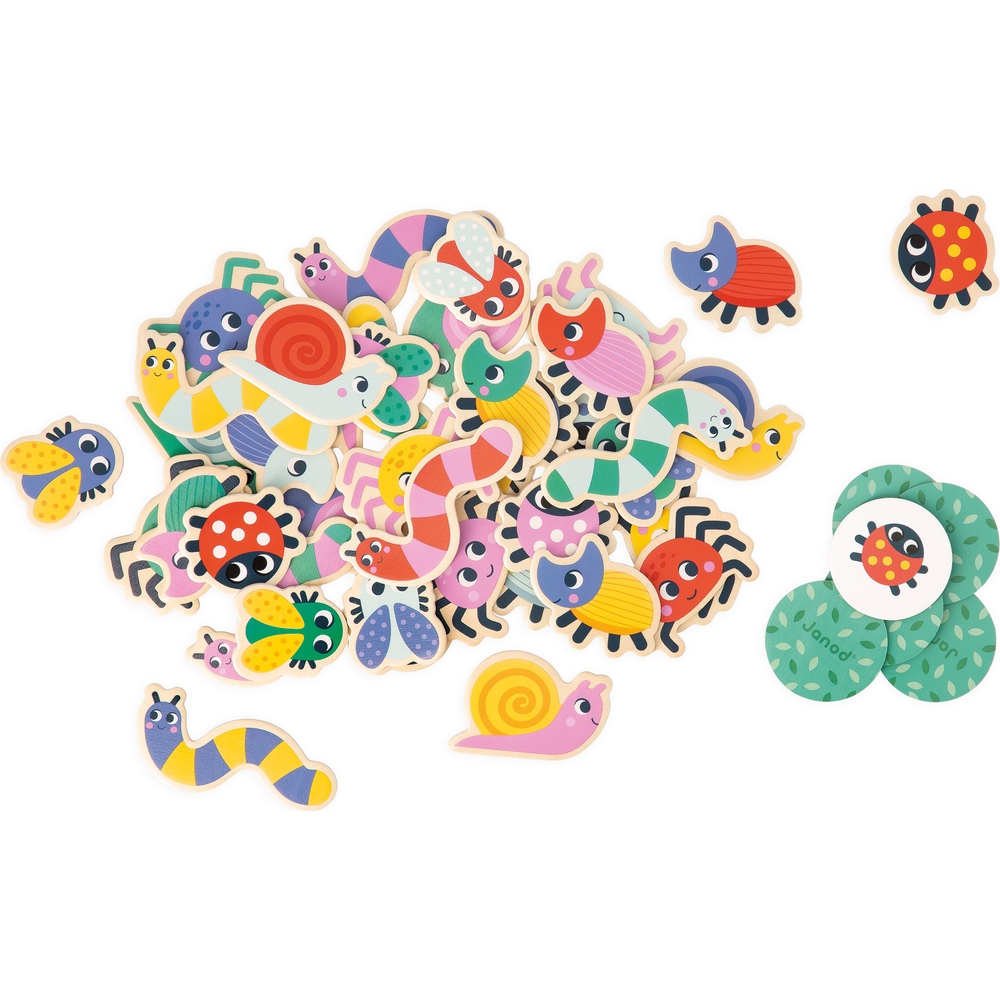 Jeu de mémoire cherche et trouve Le jardin (42 pièces)