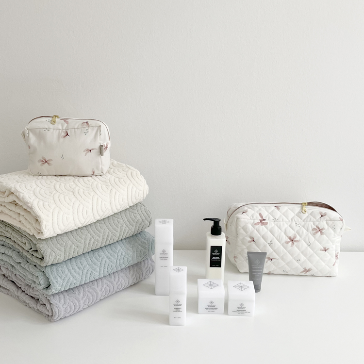 Cape de bain ours écrue (80 x 80 cm) (Cam Cam Copenhagen) - Image 4