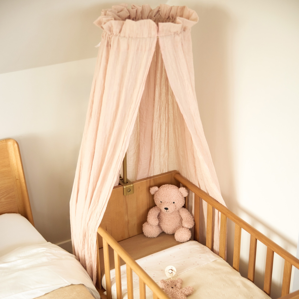 Ciel de lit vintage Wild Rose (155 cm) (Jollein) - Image 1