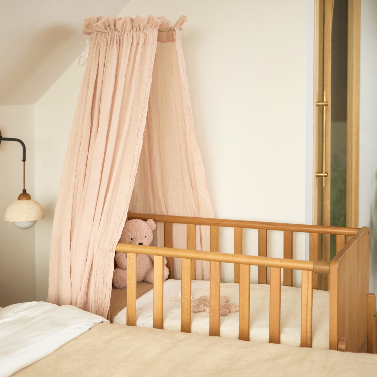 Ciel de lit vintage Wild Rose (155 cm) (Jollein) - Image 2