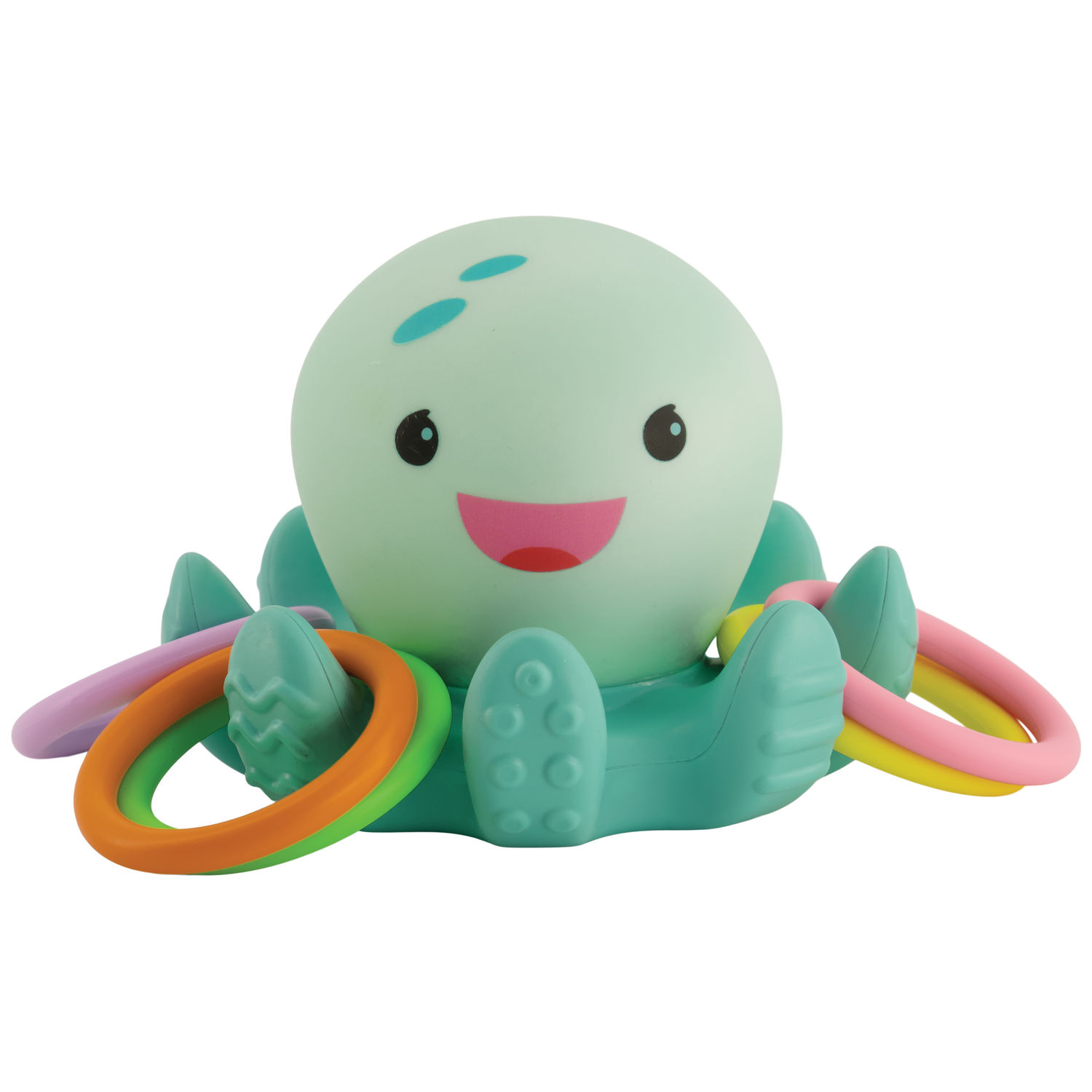 Pieuvre de bain lumineuse avec anneaux