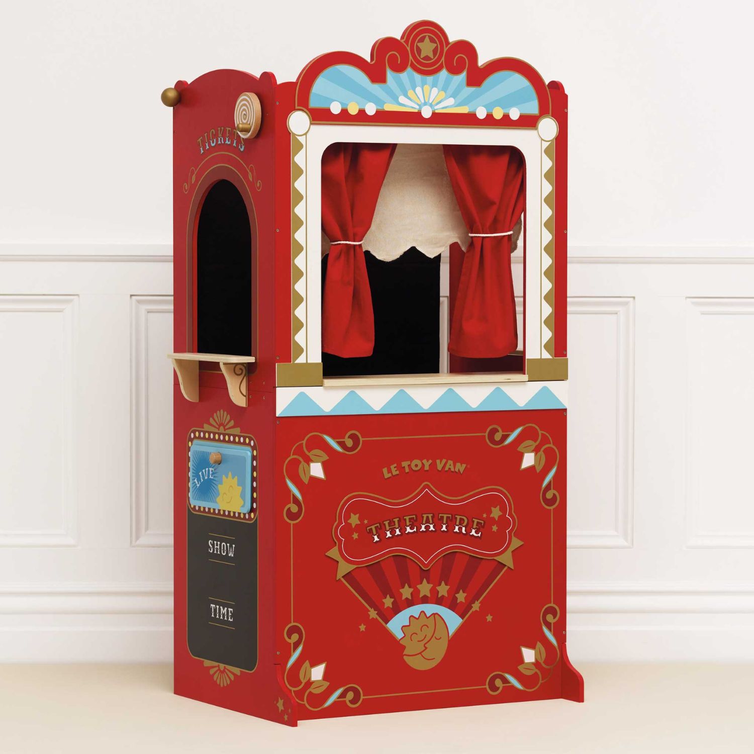 Théâtre de marionnettes rétro en bois FSC (Le Toy Van) - Image 3