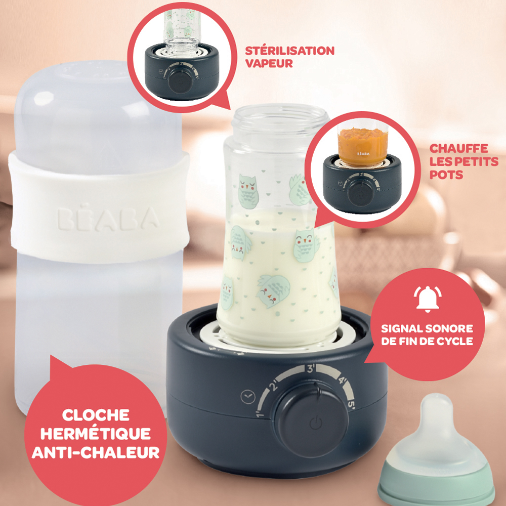 Chauffe-biberon Babymilk second bleu nuit (Béaba) - Image 2