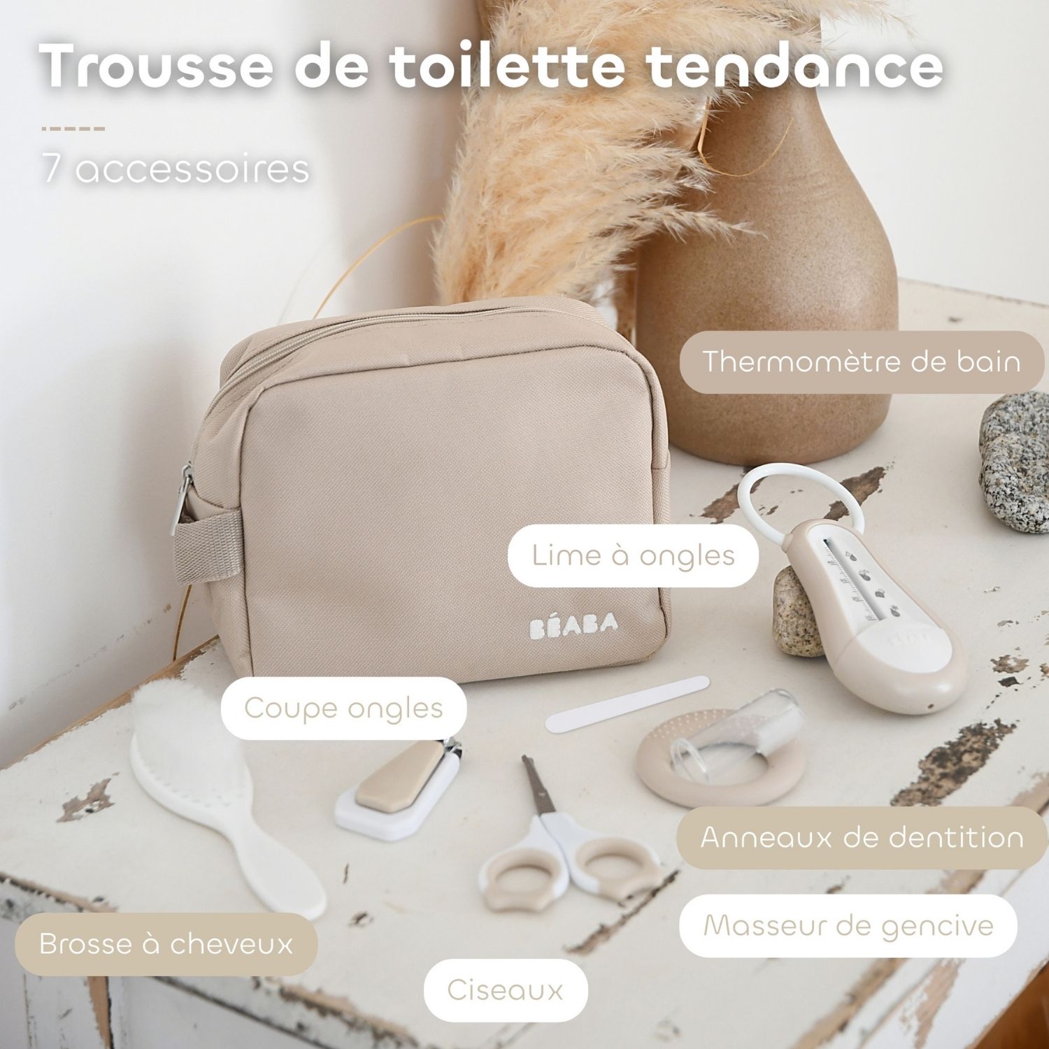 Trousse de soin Nomade Argile (7 accessoires) (Béaba) - Image 2