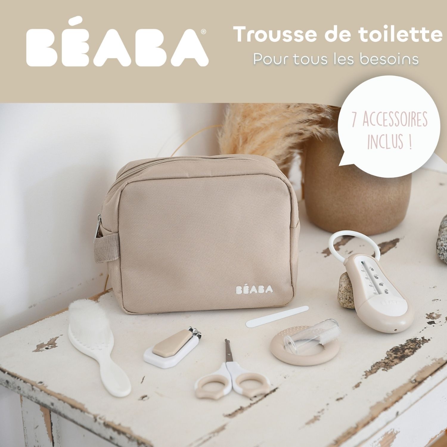 Trousse de soin Nomade Argile (7 accessoires) (Béaba) - Image 3