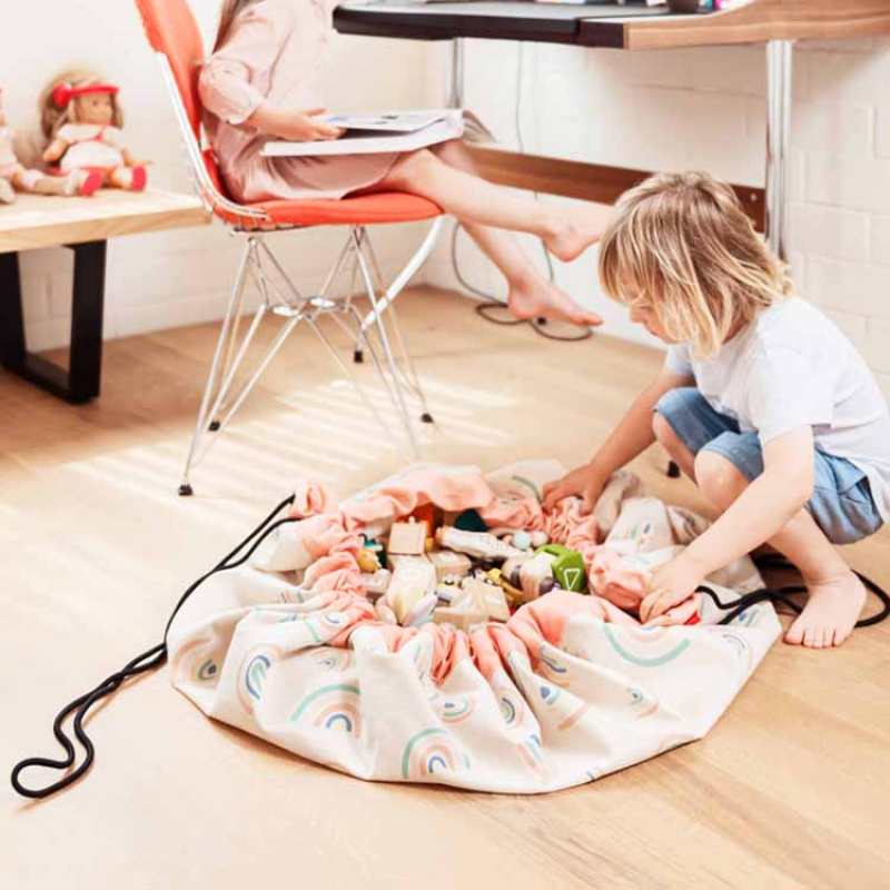Sac à jouets 2 en 1 Print Rainbow (Play&Go) - Image 4