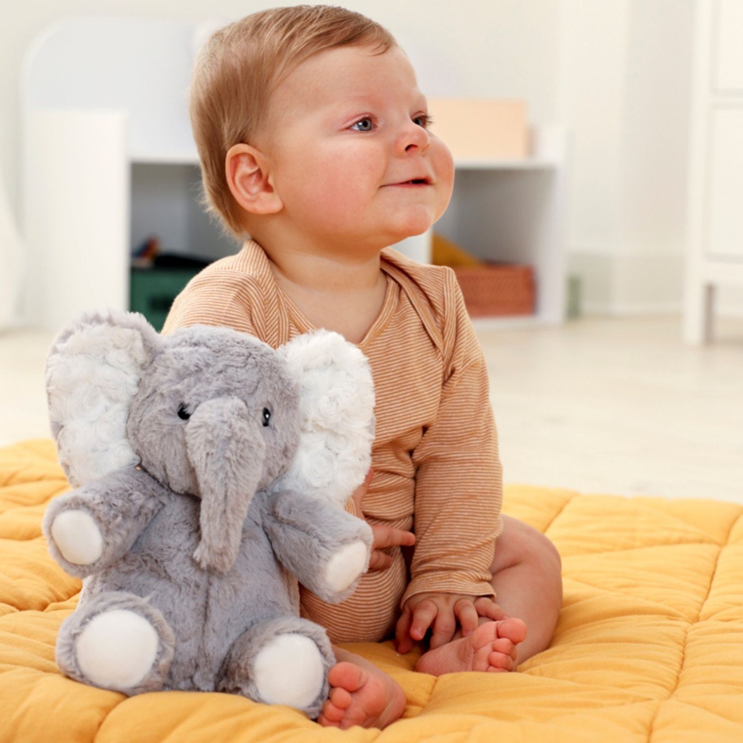 Peluche bruit blanc Elliot Elephant On the Go (Cloud B) - Image 1