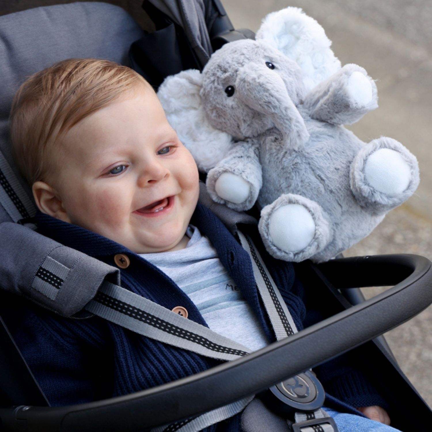 Peluche bruit blanc Elliot Elephant On the Go (Cloud B) - Image 3