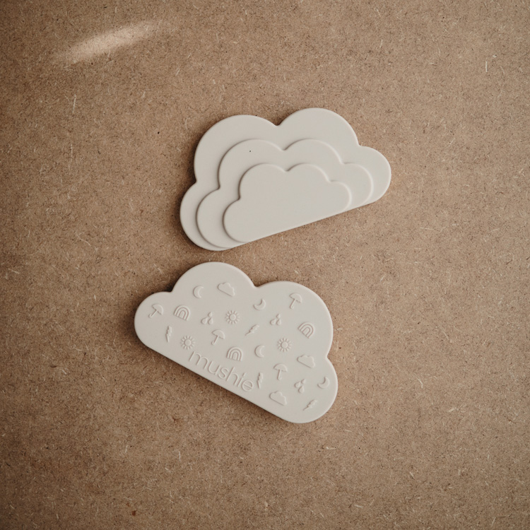 Jouet de dentition nuage gris (Mushie) - Image 2