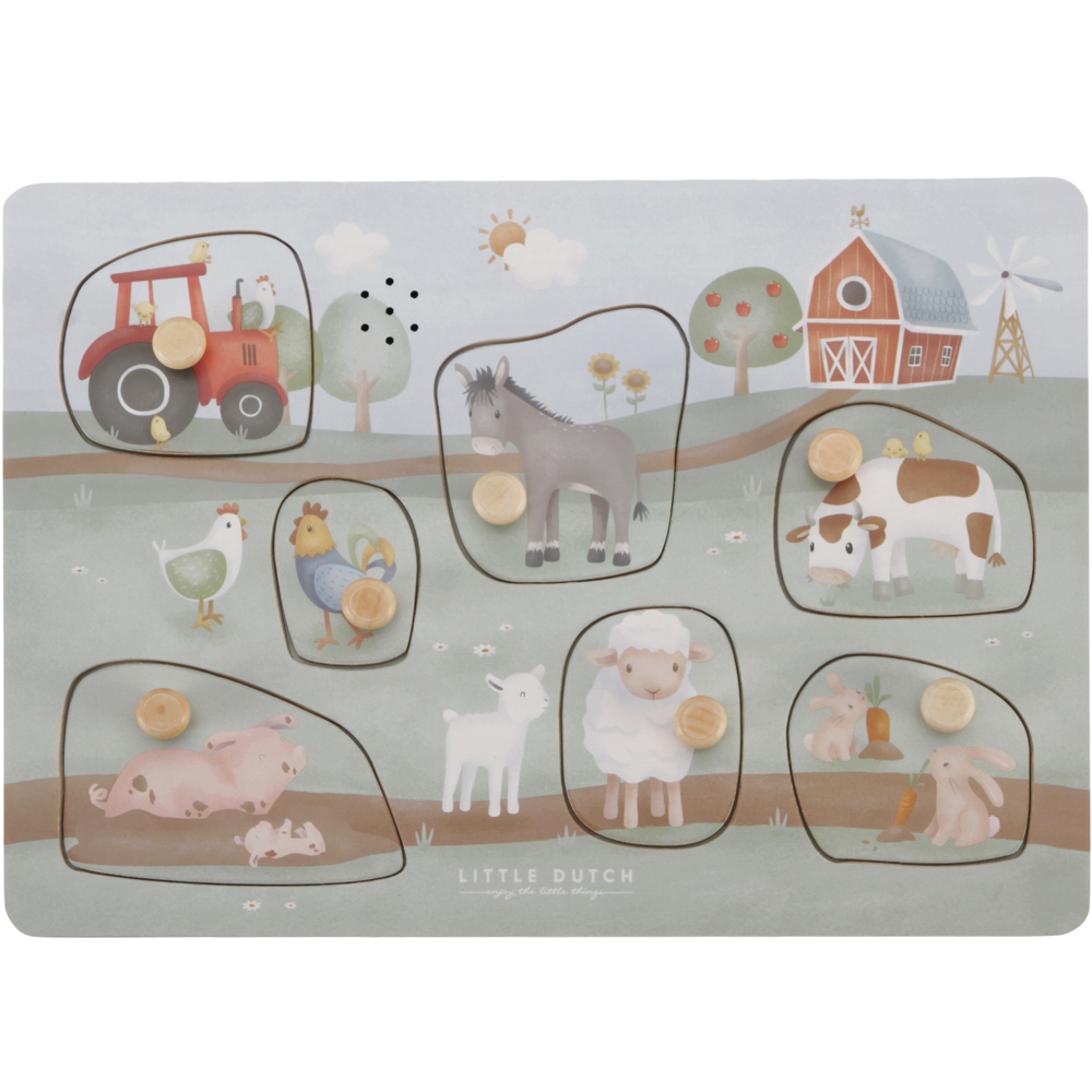 Puzzle sonore en bois Little Farm (Little Dutch) - Image 8