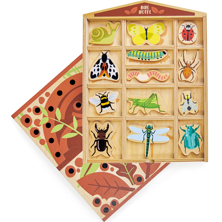Hôtel des insectes en bois (Tender Leaf) - Image 1