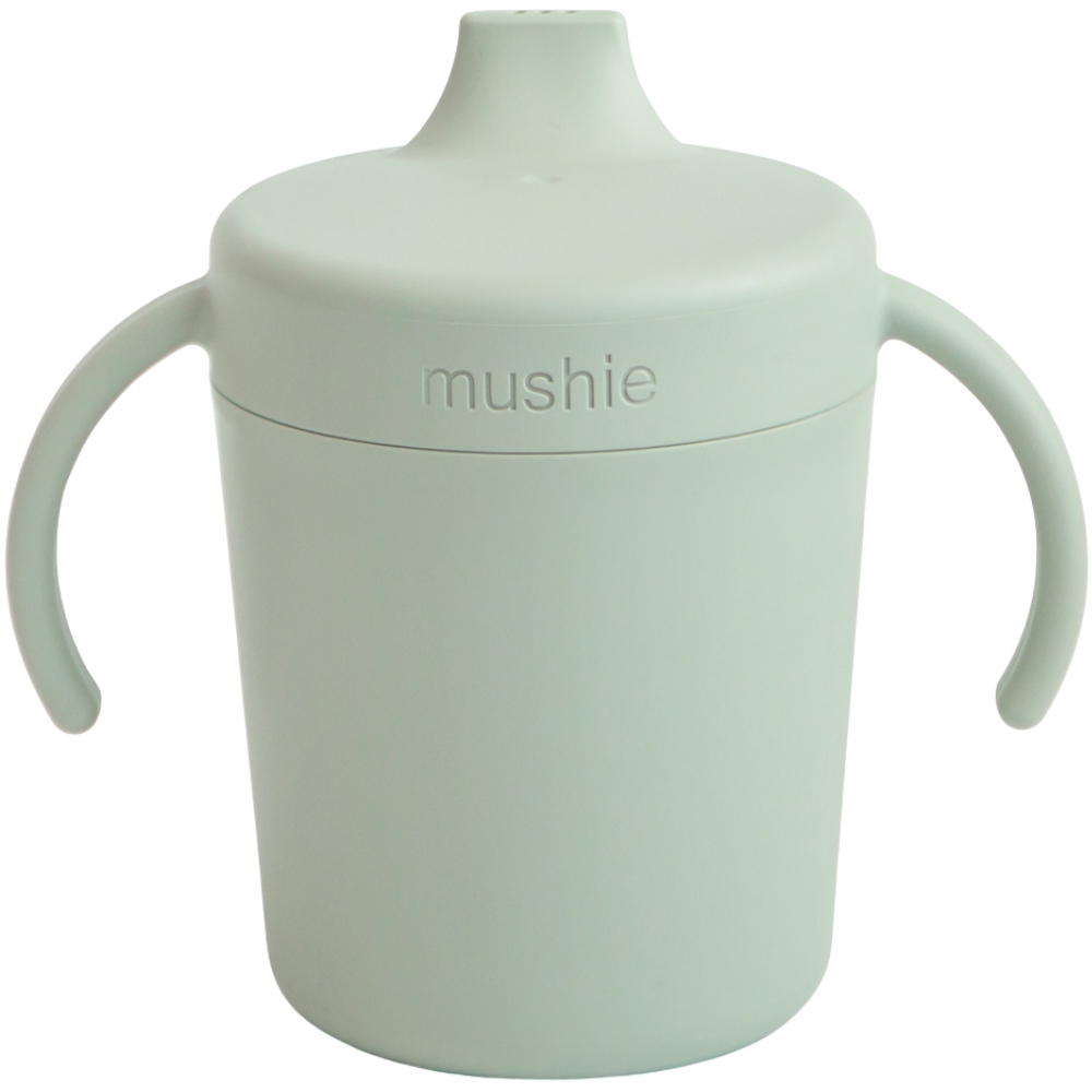 Mushie - Tasse d'apprentissage en silicone Sage