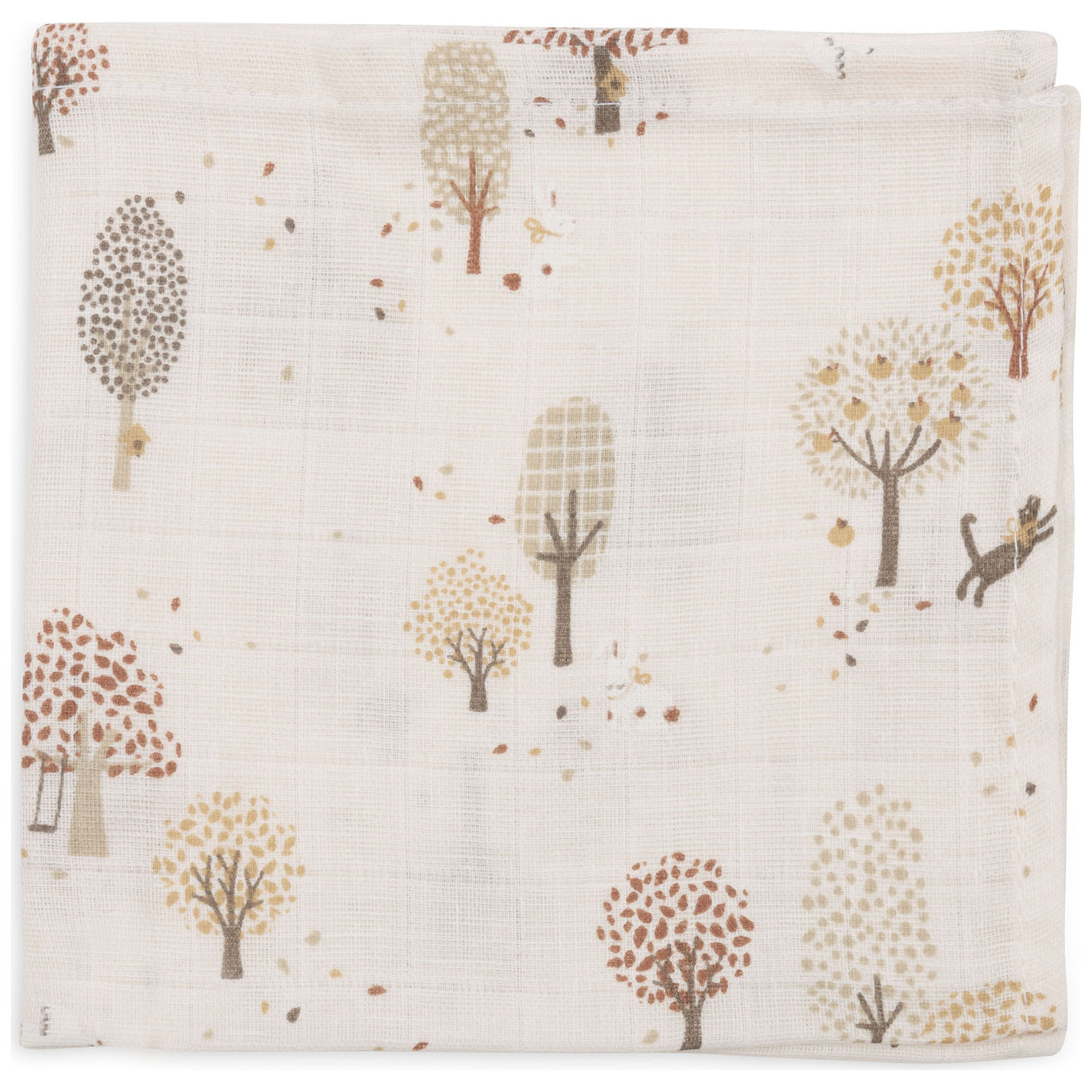 Lot de 3 mini langes en gaze de coton Tiny Park (31 x 31 cm) (Jollein) - Image 6