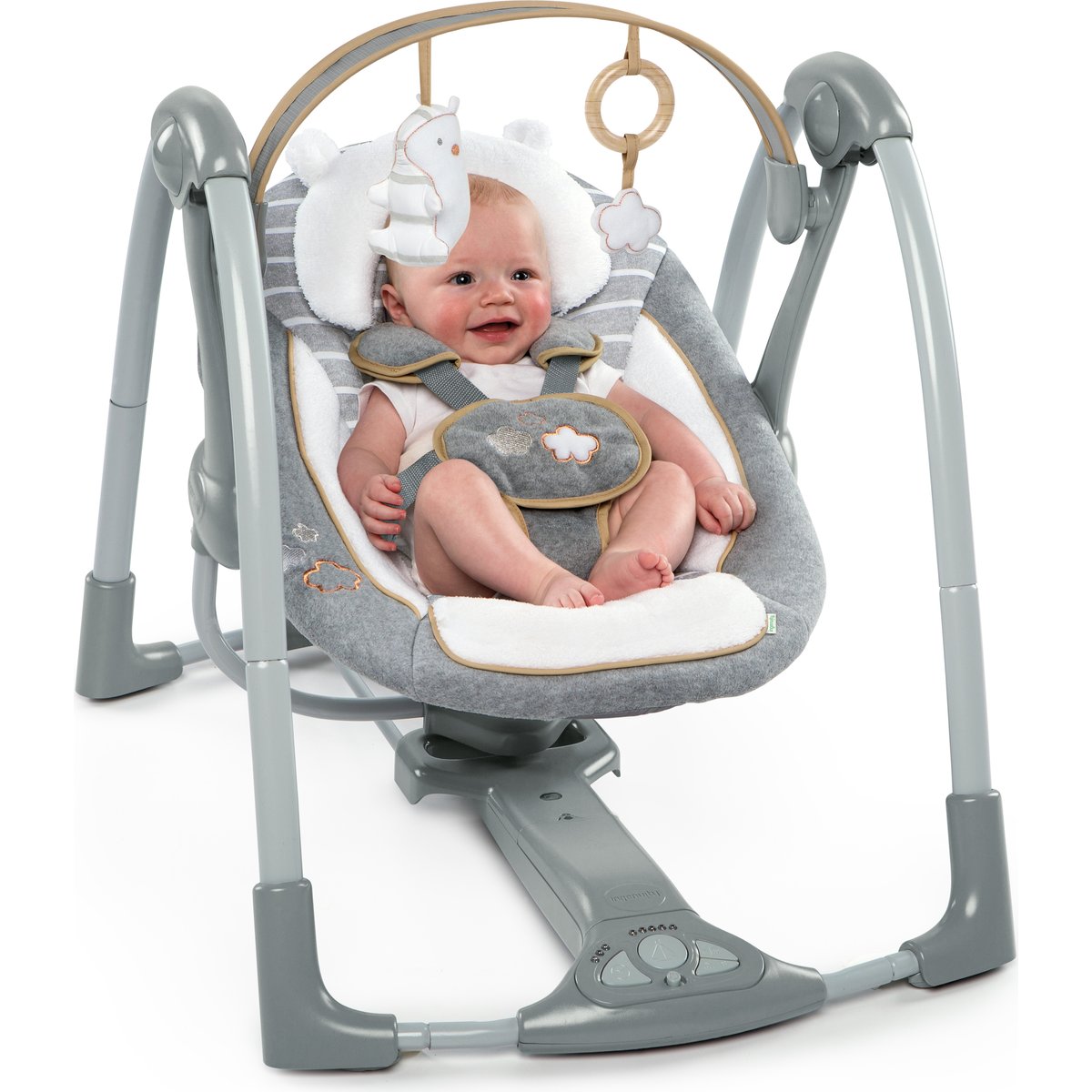 Balancelle pliable Bella Teddy (Kids2) - Image 2