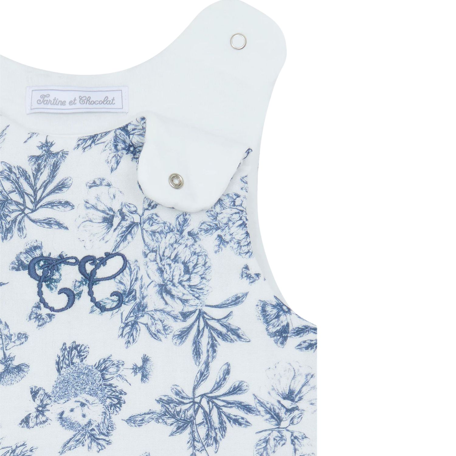 Gigoteuse Toile de Jouy bleu (3-9 mois) (Tartine et Chocolat) - Image 4