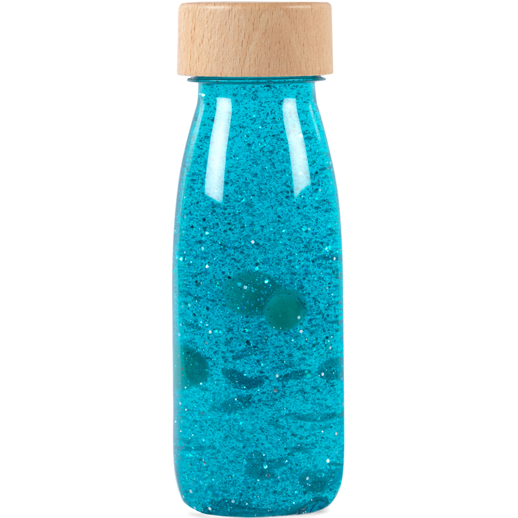 Petit Boum - Bouteille sensorielle Float Turquoise