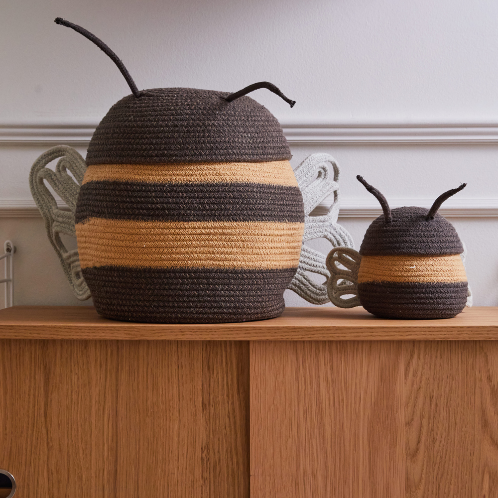 Panier de rangement Bébé Abeille (Ø 15 x 15 cm) (Lorena Canals) - Image 3