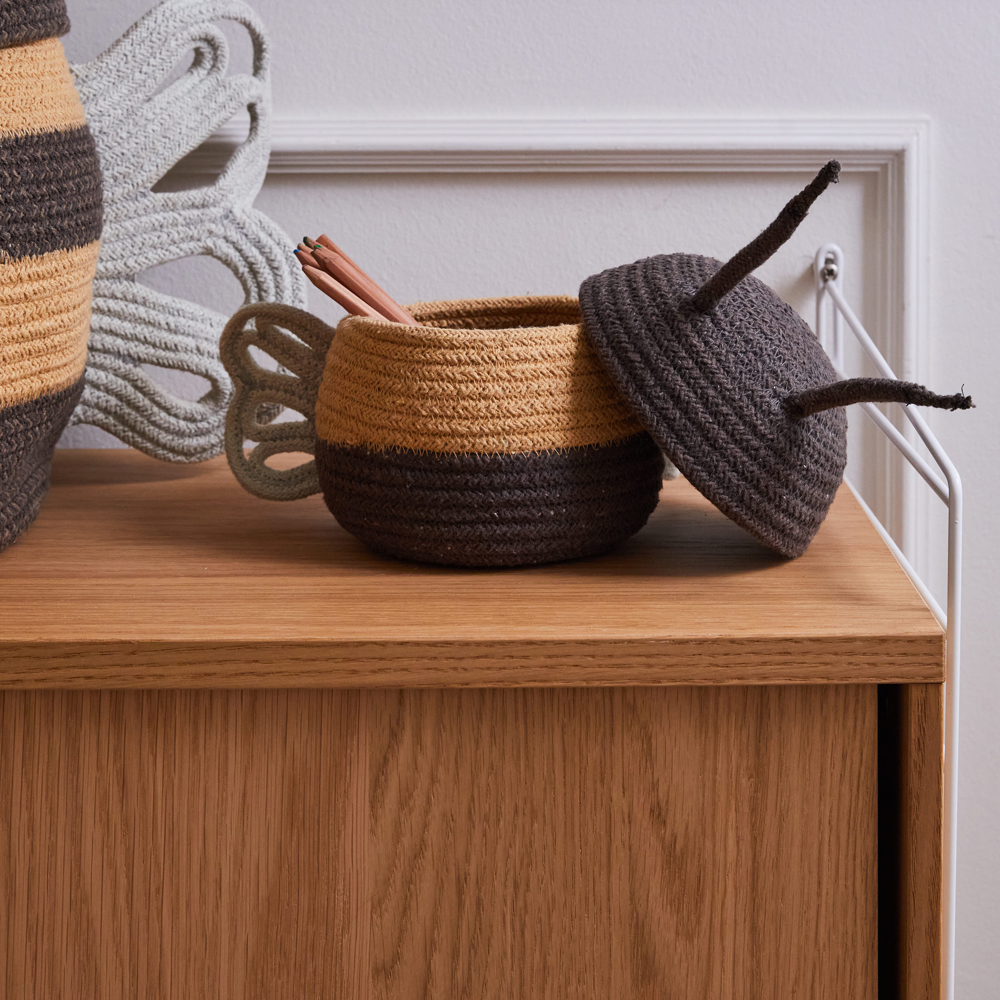 Panier de rangement Bébé Abeille (Ø 15 x 15 cm) (Lorena Canals) - Image 5