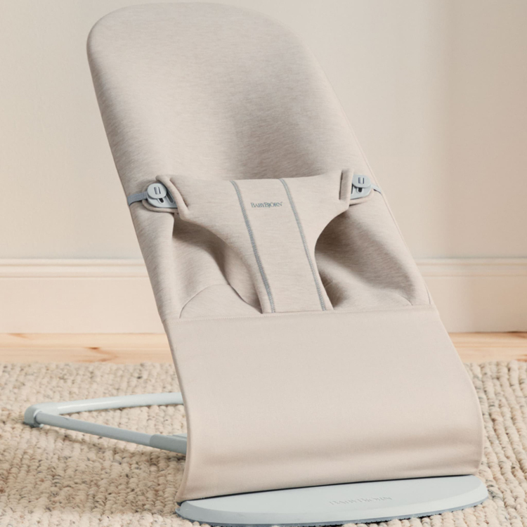 Transat Bliss à balancement Jersey 3D beige (BabyBjörn) - Image 3