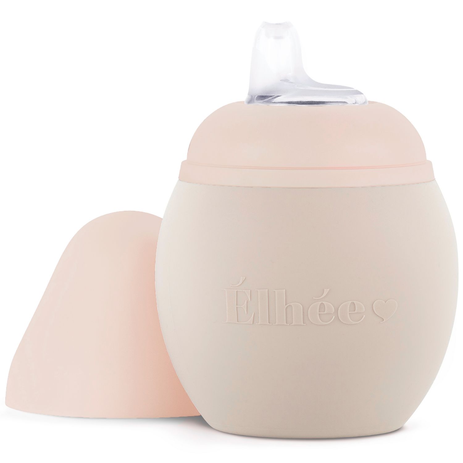 Elhée - Gourde d'apprentissage Bubble Sand Nude (240 ml)