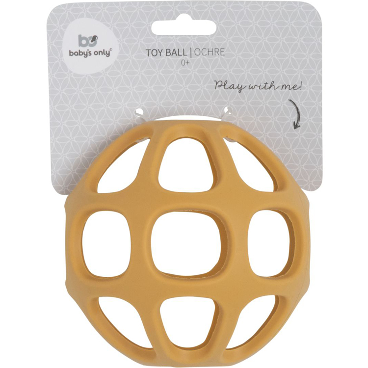 Balle de préhension en silicone Ocre (Baby's Only) - Image 9