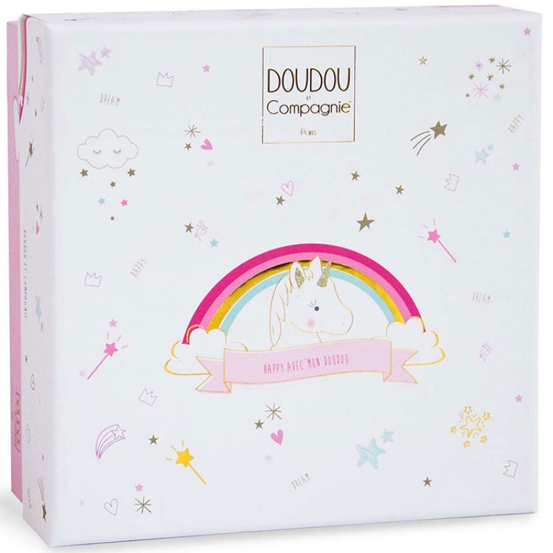 Coffret chaussons Coffret peluches Ma jolie licorne (0-6 mois) (Doudou et Compagnie) - Image 8