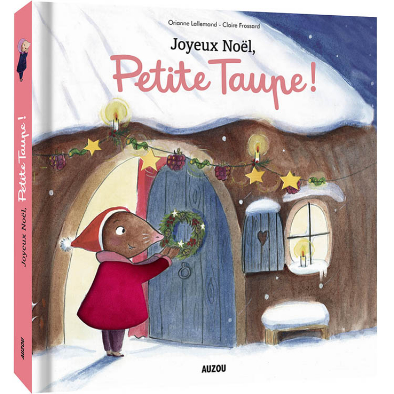 Auzou Editions - Livre à toucher Joyeux Noël, Petite Taupe !