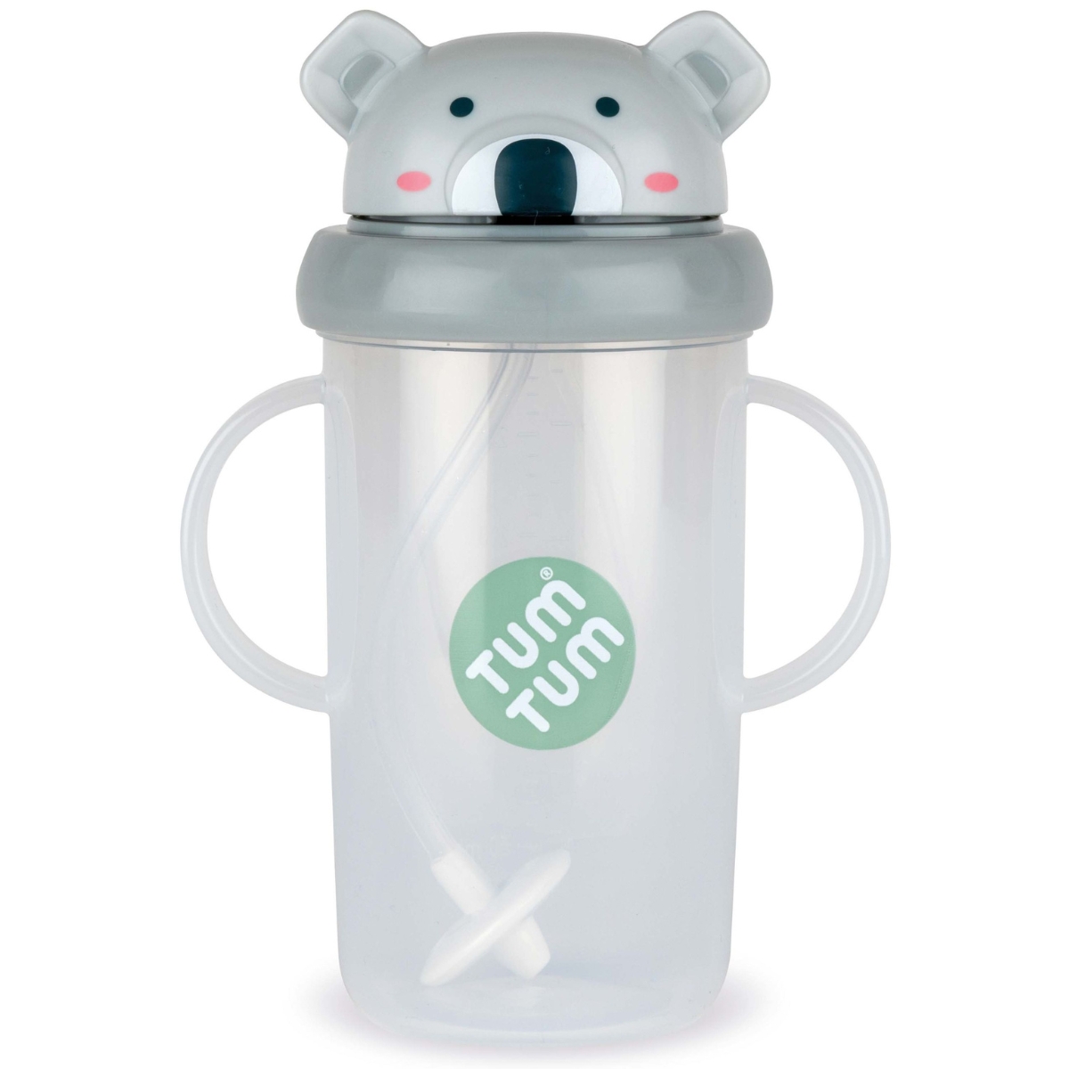 Tum Tum - Tasse antifuite avec paille lestée Koala (300 ml)