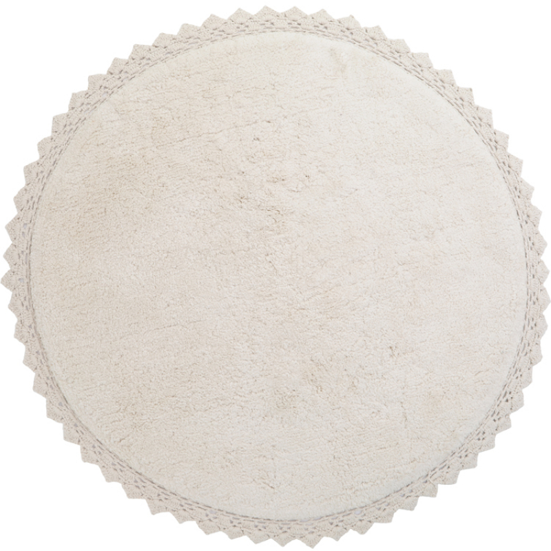 Nattiot - Tapis rond Perla écru (110 cm)