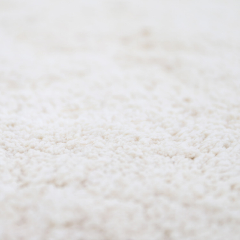 Tapis rond Perla écru (110 cm) (Nattiot) - Image 1