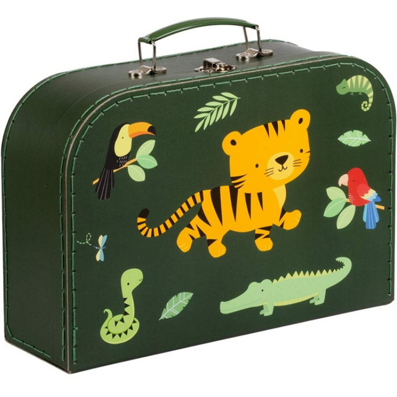 Lot de 2 valisettes de rangement Tigre (A Little Lovely Company) - Image 7