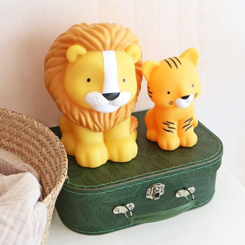 Lot de 2 valisettes de rangement Tigre (A Little Lovely Company) - Image 3