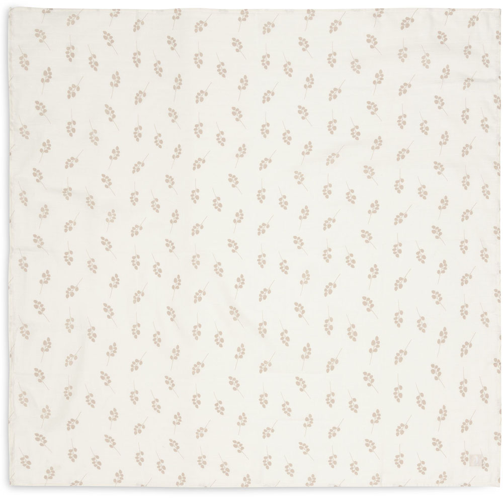 Lot de 2 maxi langes en gaze de coton Twig Wild Rose (115 x 115 cm) (Jollein) - Image 4