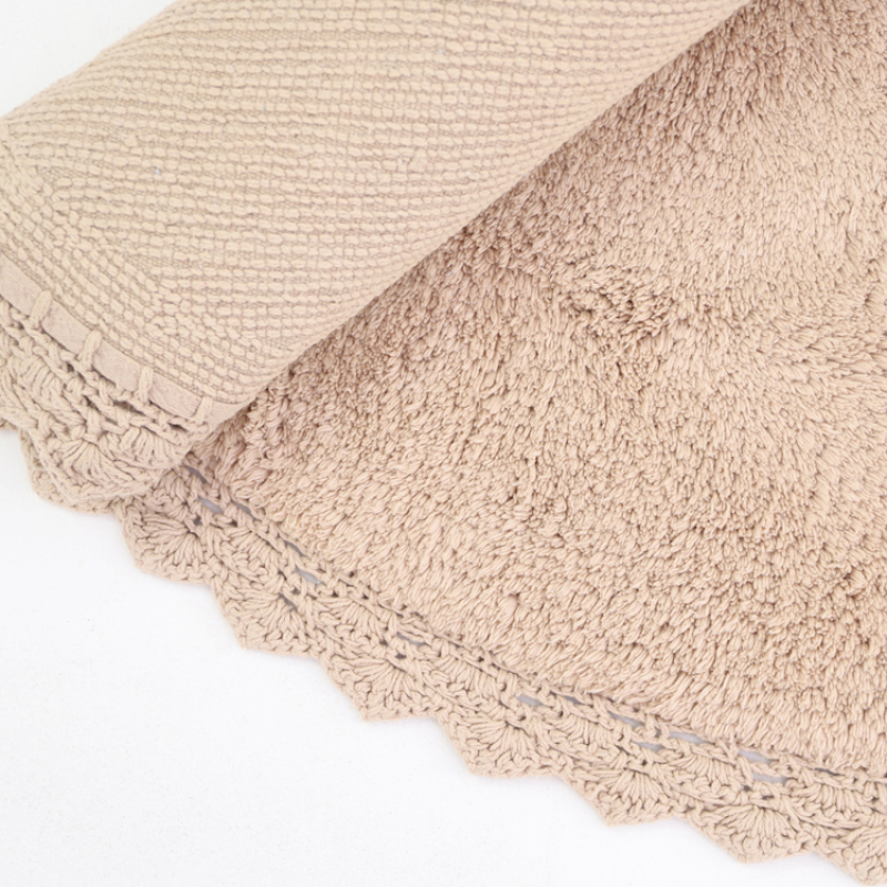 Tapis rond Perla nude (110 cm) (Nattiot) - Image 2