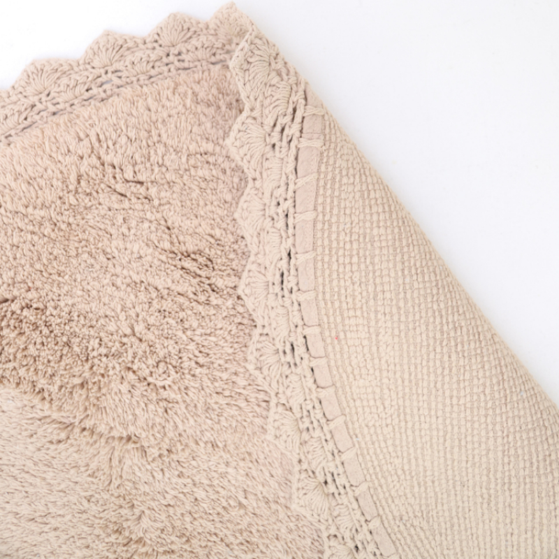 Tapis rond Perla nude (110 cm) (Nattiot) - Image 4