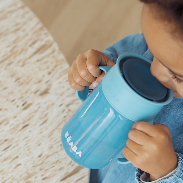 Tasse d'apprentissage 360° bleu (340 ml) (Béaba) - Image 3