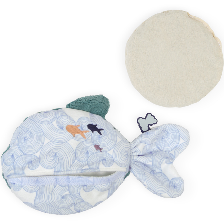 Peluche bouillotte bien-être poisson Petit calme (25 cm) (Kaloo) - Image 4