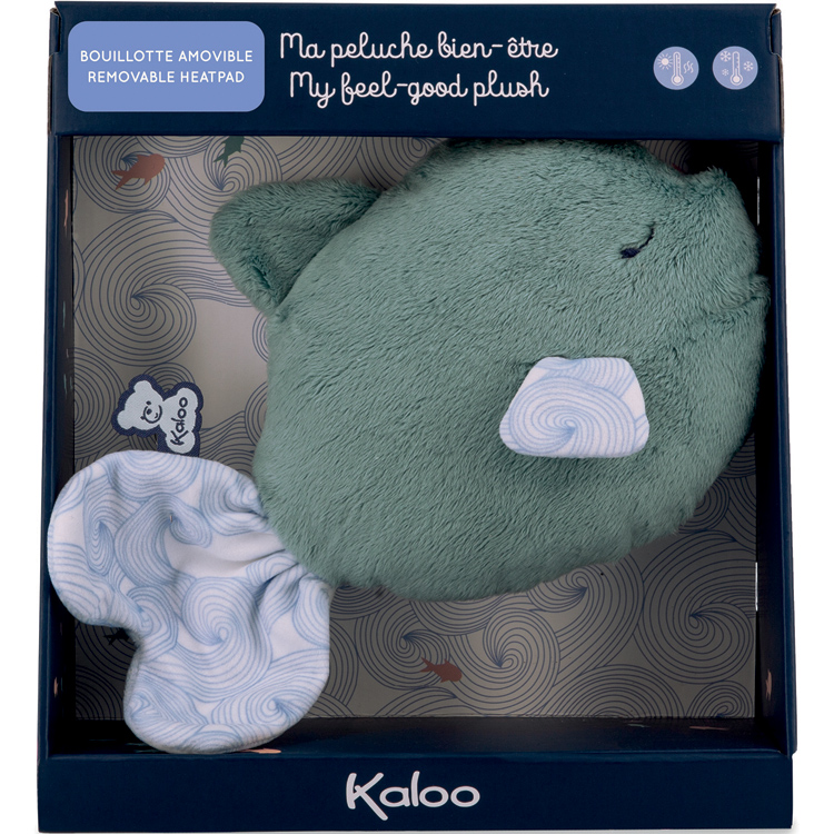 Peluche bouillotte bien-être poisson Petit calme (25 cm) (Kaloo) - Image 6